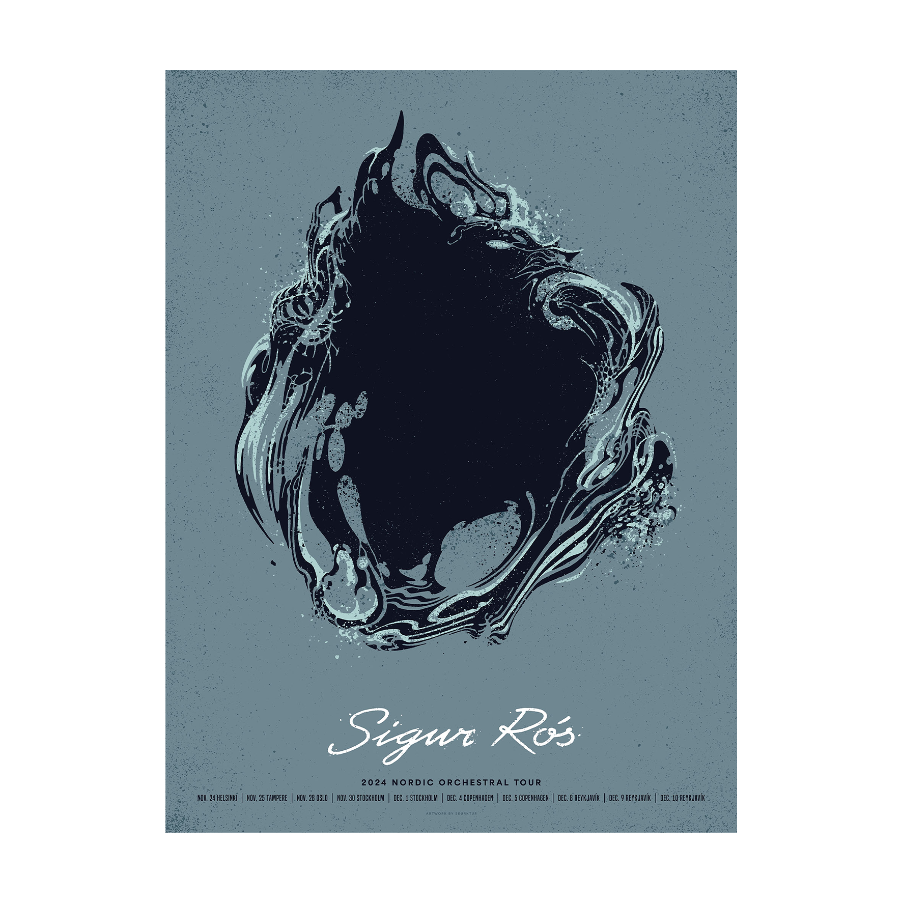 Sigur Rós - Nordics Orchestral Tour 2024 Poster