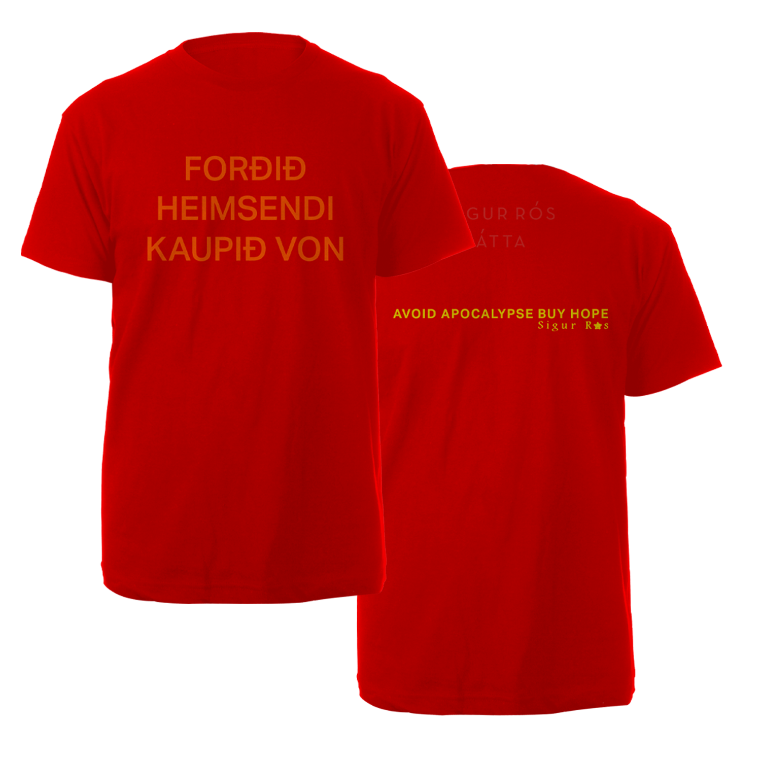 Sigur Rós - Apocalypse T-Shirt Red