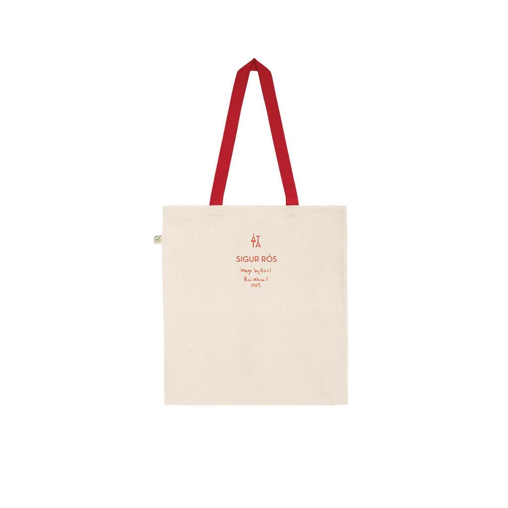 Sigur Rós - ÁTTA Tote Bag Red Handle