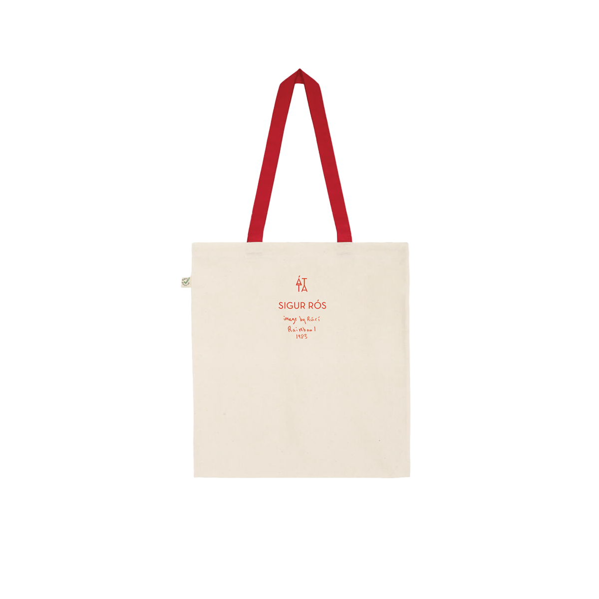Sigur Rós - ÁTTA Tote Bag Red Handle